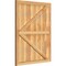 Ekena Millwork Framed Board-n-Batten Shutters w/Z-Bar, Rough Sawn Western Red Cedar, 32 1/4W x 40H, PR RBF06Z32X040RWR - alternate 5